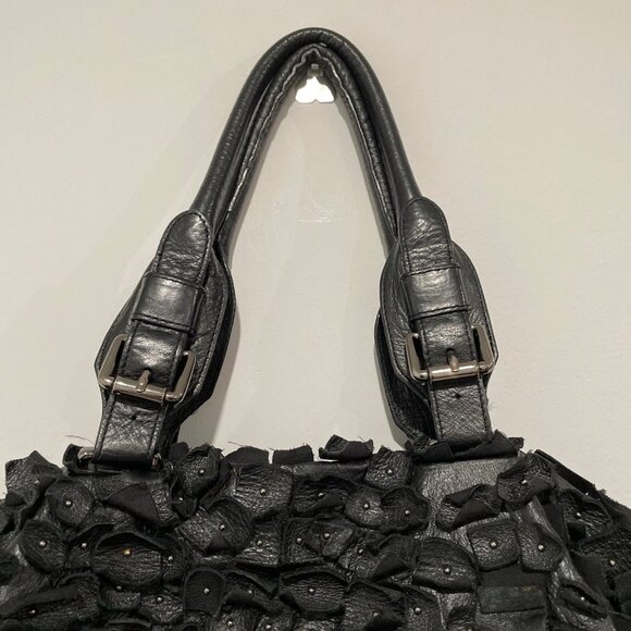 Kenneth Cole Black Bag with Floral Patterns - Picture 7 of 16